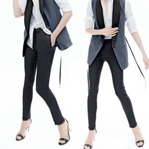 J.Crew Pants Ryder‎ Fit Skinny Size 4 Style B7854 Black Trousers